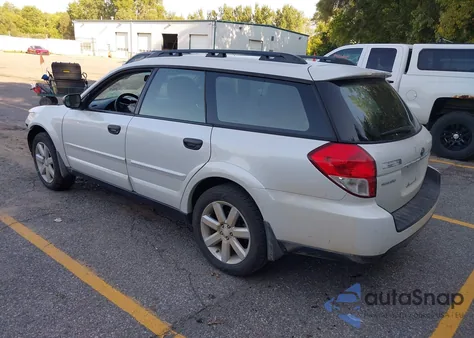 2008 Subaru Outback 2.5I z USA, uszkodzony, nr VIN 4S4BP61C187321883